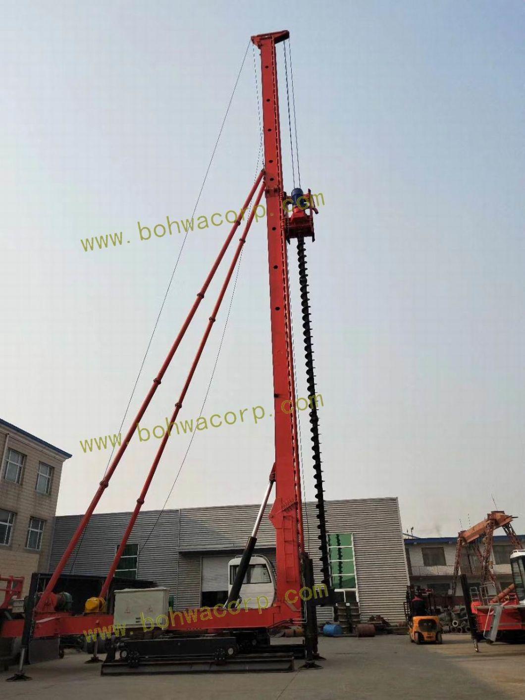 Hydraulic Piling Auger Drilling Machine Piles Driver