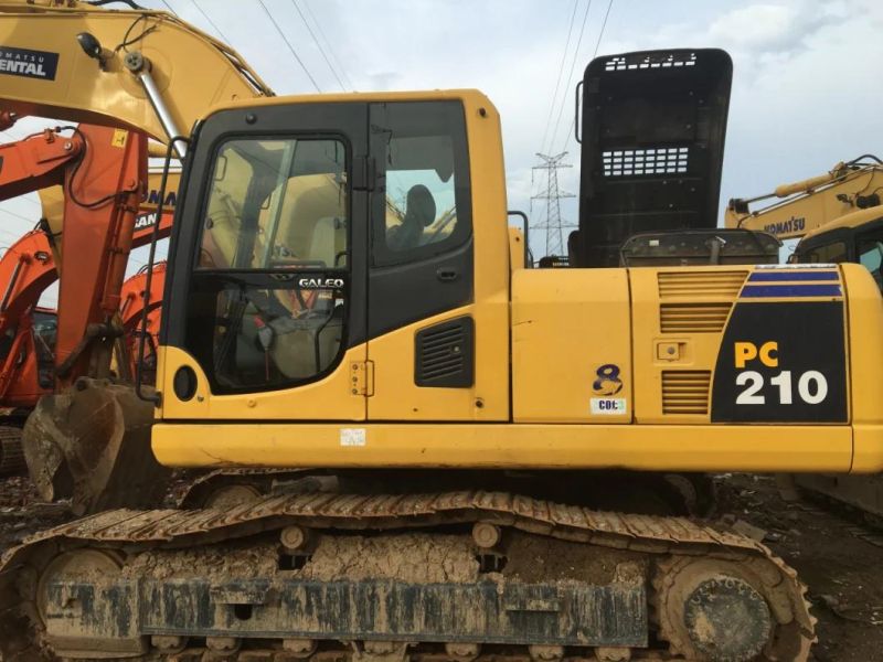 21ton Segunda Mano Usada Japó N Komatsuu PC210-8 / PC200-6 / PC220 / PC230 Excavadora Jcb Excavadora Barata Buena Calidad Excavators