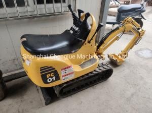 Small Used Komatsu PC01 Excavator 0.1ton 100kg Super Mini Excavator for Garden Use