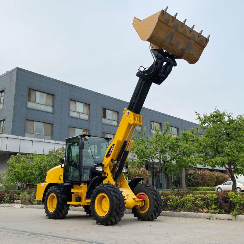 Heracles China Mini Telehandler Telescopic Boom Wheel Front End Loader Handler Cheap 2 Ton Teleskoplader Loader with Low Price