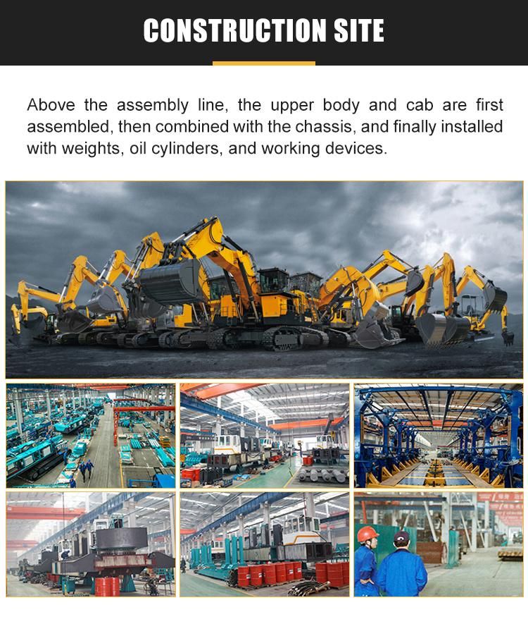 China Mini Excavator 0.8t Small Digger 1 Ton Excavator with Rubber Track