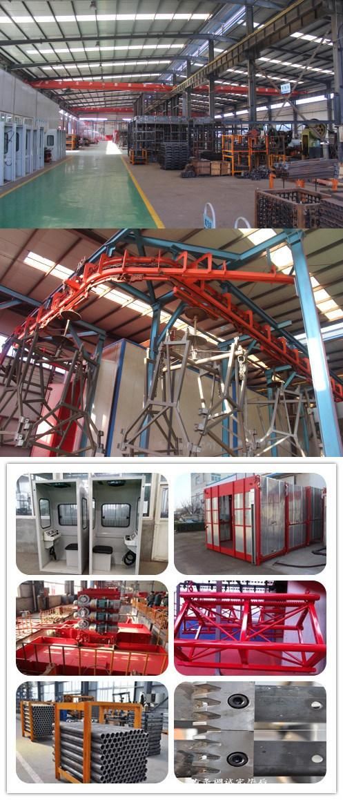 Sc200/200 2ton Double Cage Construction Building Hoist