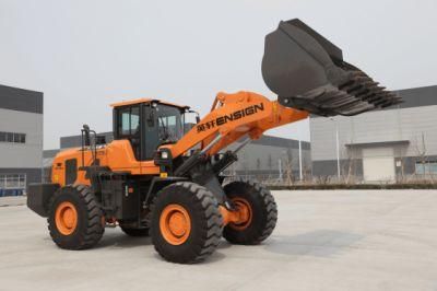 6 Ton Front Wheel Loader Chinese Brand Ensign Yx667 with Weichai Engine and 3.5 M3 Bucket