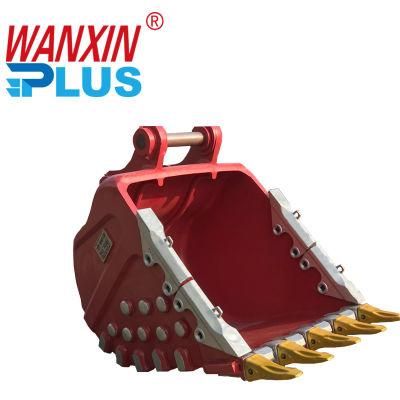 Hubei Reply in 24 Hours Wanxin 0.45cbm-1.6cbm Excavator Shell Bucket