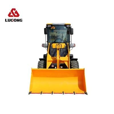 Lugong New 1.6 Ton Cheap Price Articulated Mini Wheel Loader for Sale