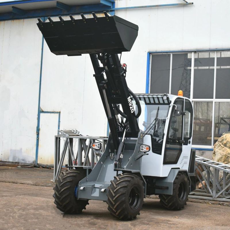 Chinese Miniature Farm and Building Machine 2ton Telescopic Front End Loader for Sale