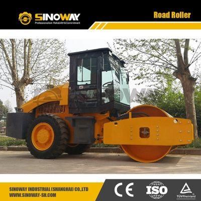 Mini Road Roller Sinoway 8 Ton Single Drum Vibratory Roller for Sale
