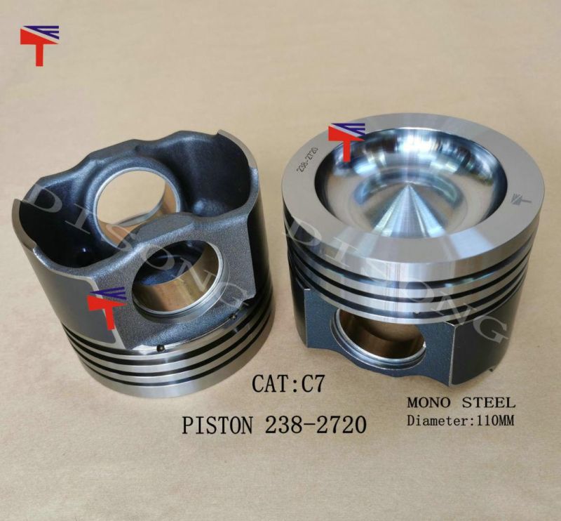 High-Performance Diesel Engine Engineering Machinery Parts Piston 238-2720 for Engine Parts E324D E325D E329d C7 Generator Set Diameter 110mm