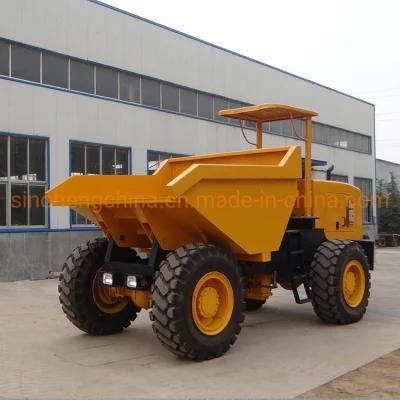 Mini Site Dumper 3 Ton Front Tipping Bucket Loader 4 Wheels Drive