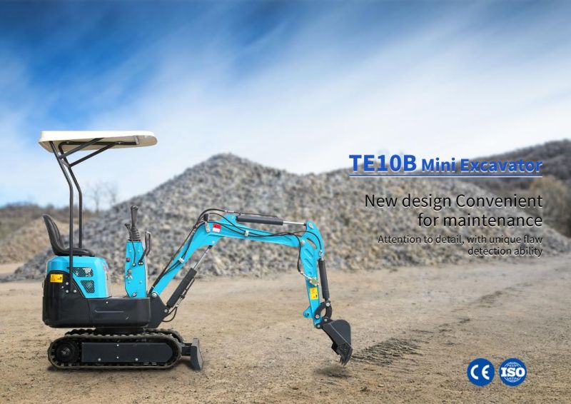 China Made 1ton Mini Excavator Yanmar Engine with Tilt Bucket for Sale
