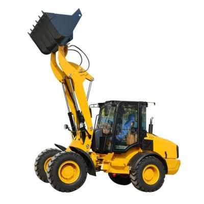 Engineering Construction Machinery Front End Wheel Mini Loader in Germany
