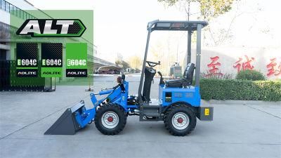 60V Electric Compact Loader 400kg Load Capacity Mini Electric Wheel Loader