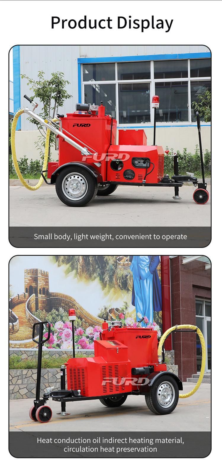 100L Hydraulic Asphalt Road Crack Sealing Machine for Sale