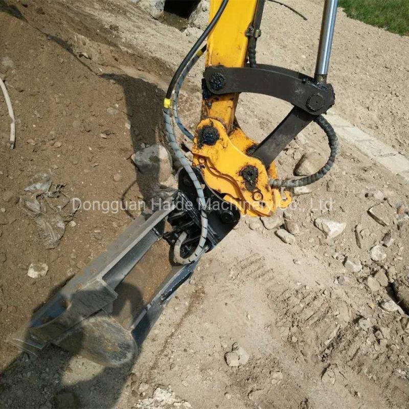 2.5ton -3.5ton Mini Excavator Tilt Cleaning Bucket with Hydraulic Rams