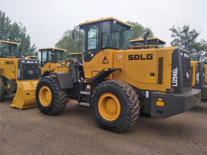 Sdlg Bucket Loader LG956f 5ton Front End Wheel Loader with Pilot Control