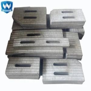 Chromium Carbide Overlay Wear Resistant Parts Shield Boring Machine