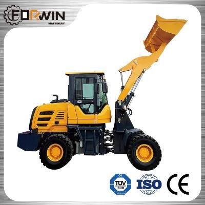 CE 0.8 1 1.5 2 2.5ton Mini Front End Skid Steer Telescopic Hydraulic Transmission Shovel Small Radlader Wheel Loader with Side490 for Sale