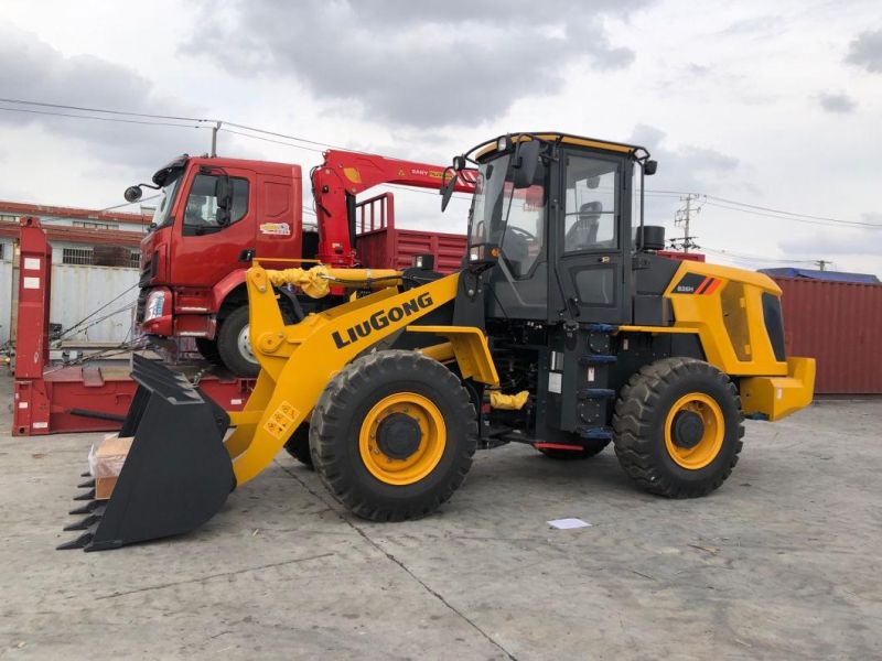 Professional 3 M3 Bucket 6t Rated Load; Wheel Loader 866h Grass Clamping with CE Certificate