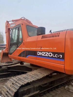 High Quality Used Doosan 220 150 Excavator Used Doosan Dh220 Excavator