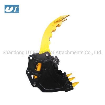 Excavator Grab Bucket, Thumbs Bucket, Bucket Grapple for Excavator