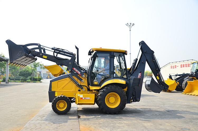 XCMG 2ton Mini Chinese Front End Loader and Backhoe Xc870K for Sale