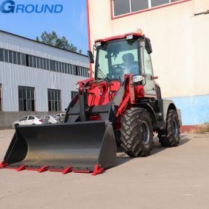 Farm tractor front mini loader 1.6ton shovel bucket loader with Euro 5