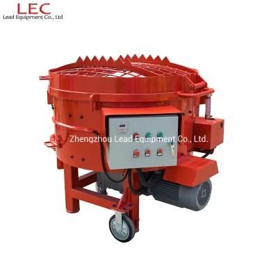 500kg Portable Refractory Pan Type Concrete Mixer Price