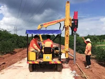 W Beam Installation Guardrail Pile Driver Machine