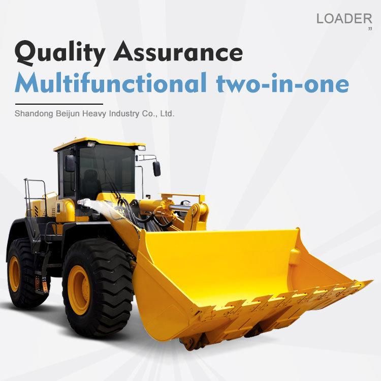 Hydraulic Wheel Loader 5 Ton Small Garden Loader and Backhoe