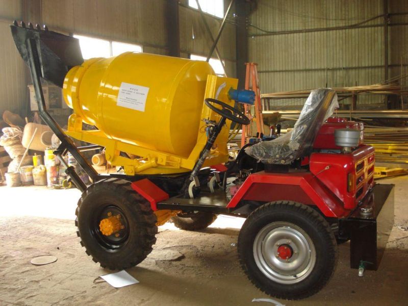 Gt80 Mobile Construction Machine 800L Concrete Mixing Machine/Cement Mixer