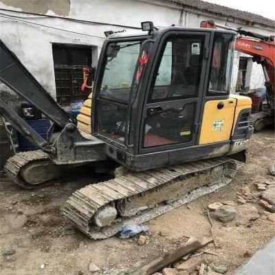 Used Volvo Ec60 Crawler Excavator with Hydraulic Breaker Line and Hammer in Good Condition