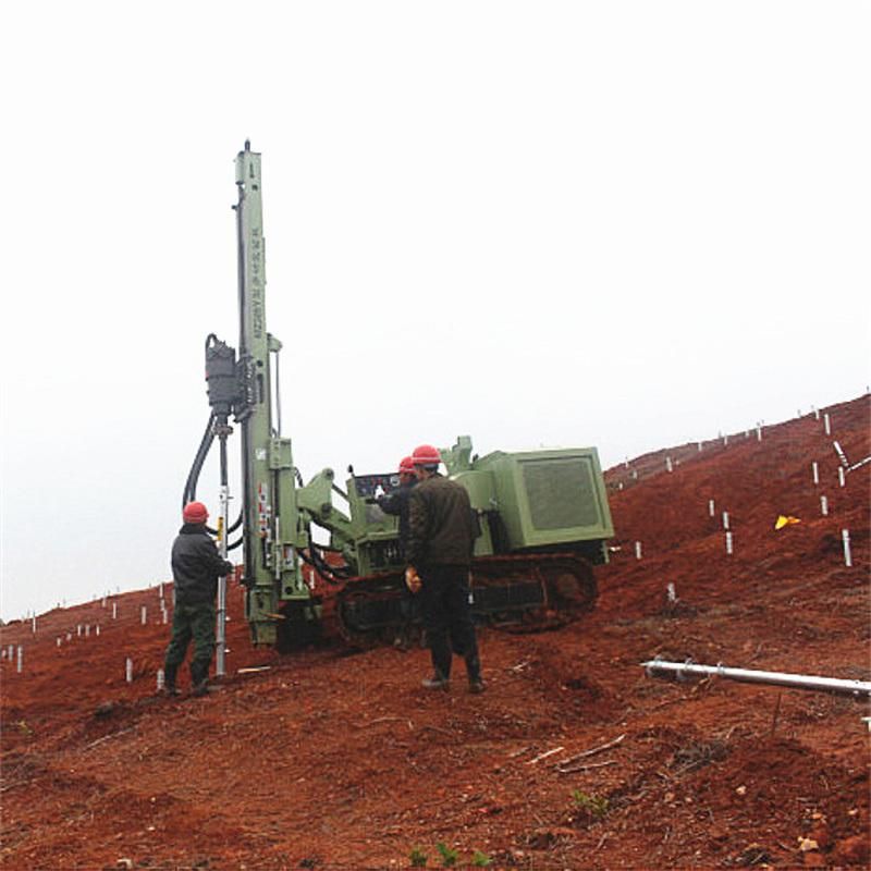 Small Ground Screw Pile Auger Drilling Rig Machine