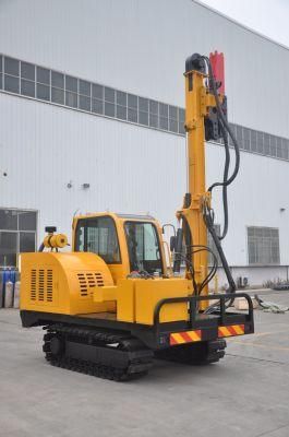 Highway Guardrail Construction Helical Driver Attachment Can Screwing Pilling Pulling Pile