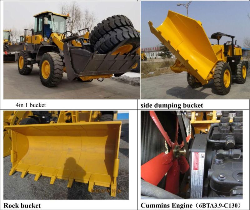 Official 3ton Loader Machine China New Mining Front End Wheel Loader Price