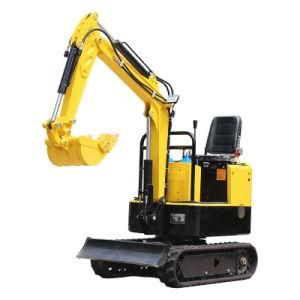 China Portable Mini Digger Hydraulic 800kg Micro Mini Bagger Crawler Excavator
