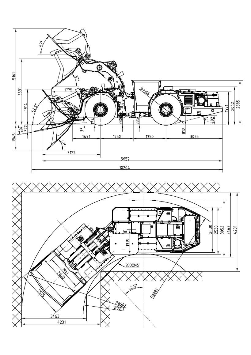 10 Ton Domestic Market LHD Underground Loader