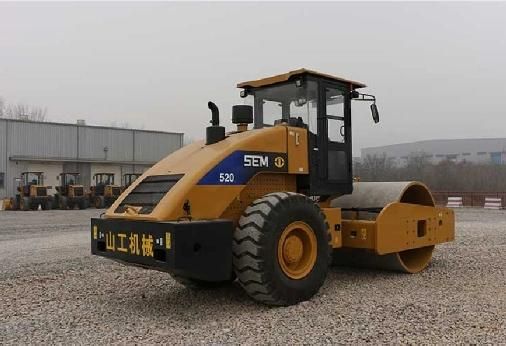 China Top Brand Sem520 20tons Single Drum Road Roller for Sale