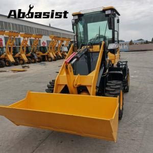 China Abbasist 1500kg tractor farm use front end mini small wheel loader with xinchai euro 3 engine
