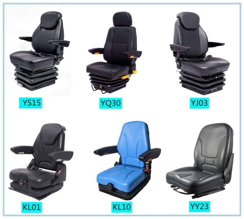 Air Suspension Agricultural Tractor Seat with 12V or 24V Motor
