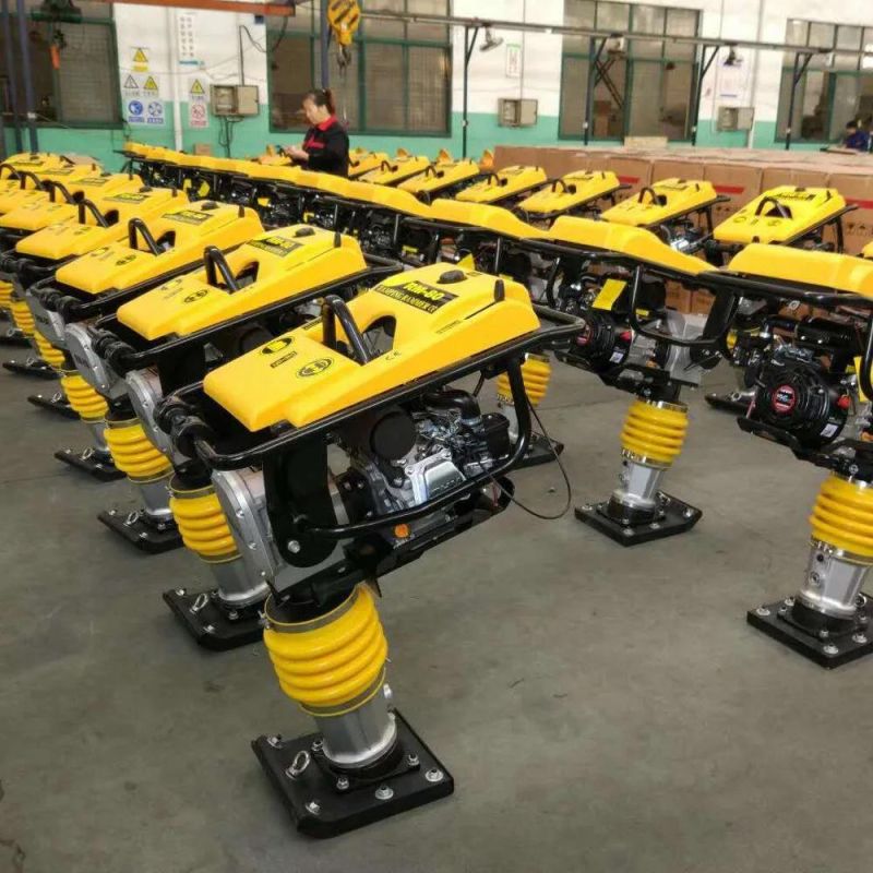 Gx160 Power Gasoline Tamper Vibrating Soil Tamping Rammer RM80