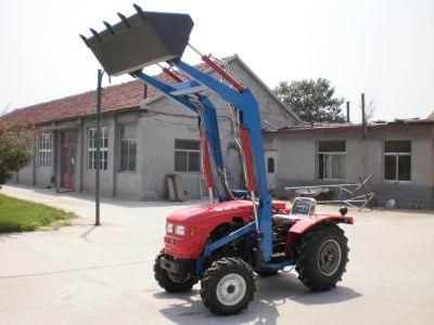 CE Tz-10 Mini Excavator Tractor Front Wheel Loader Forklift and Lw-8 Backhoe Excavator for Farm