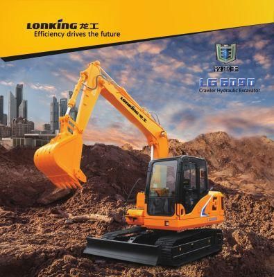 Hot Sale Big Crawler Excavator for Sale 8600kg Garden Household with Yanmar 4tnv98t-Slk Engine