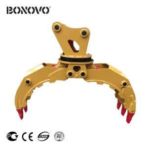 Excavator Rotary Hydraulic Wood Grapple /Grab From Bonovo