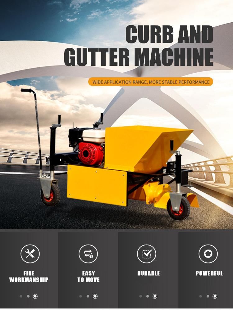 Automatic Concrete Curb Machine Road Construction Site Use