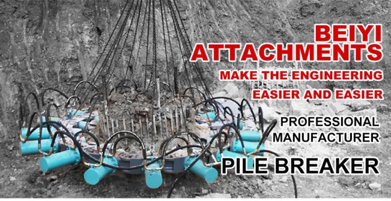 Hydraulic Head Pile Breaker for Round Pile and Square Pile