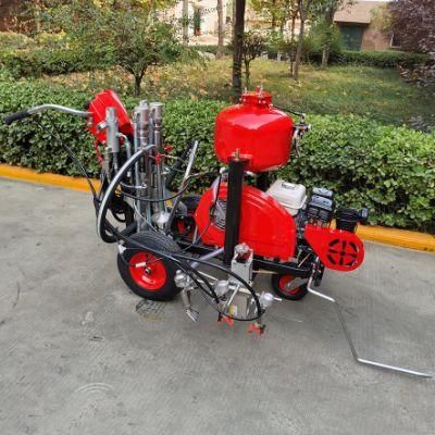 Hand-Push Cold-Plastic Airless Spraying Road Line Stripping Machine