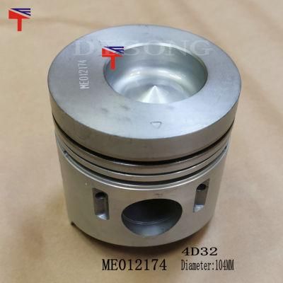 High-Performance Diesel Engine Engineering Machinery Parts Piston Me012174 for Diesel Engine Parts 4D32 4D31 6D31 Diameter 104mm
