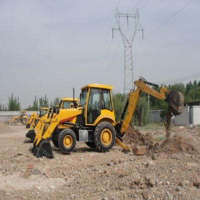4WD Chinese Mini Garden Tractor Backhoe Loader