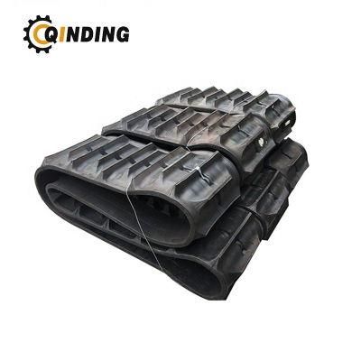 Qtrt-2t OEM Rubber Crawler Track Undercarriage for Concrete Mixer Machine and Other Construction Machine