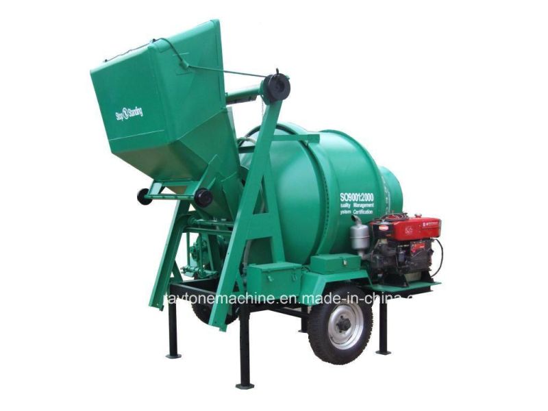 Jzc350 Mobile Diesel Concrete Mixer for Brick Machine